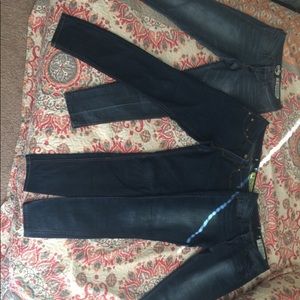 3 pair Indigo Rein jeans size 9